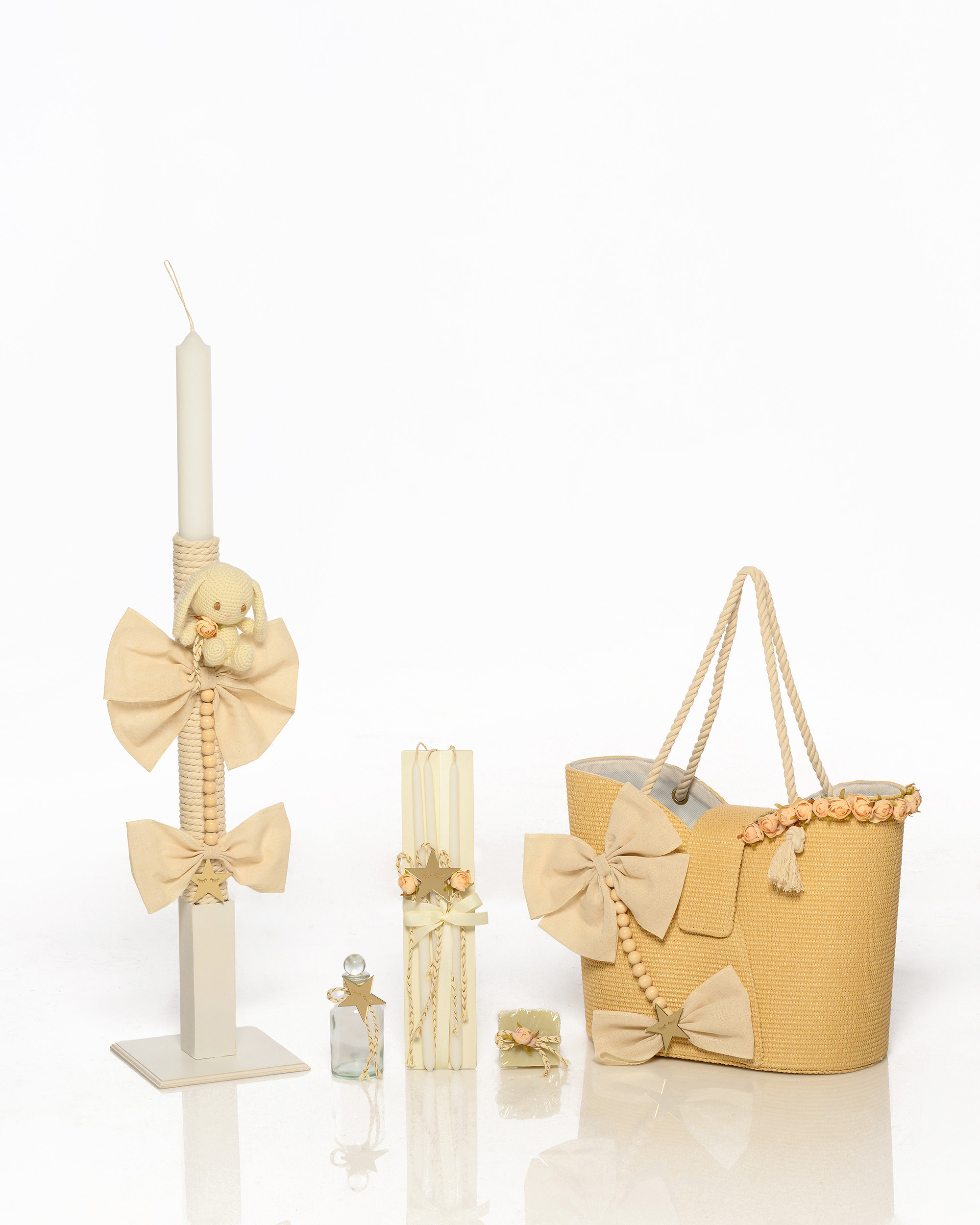 Σετ Βάπτισης με Θέμα Κουνελ΄άκι 7Τμχ