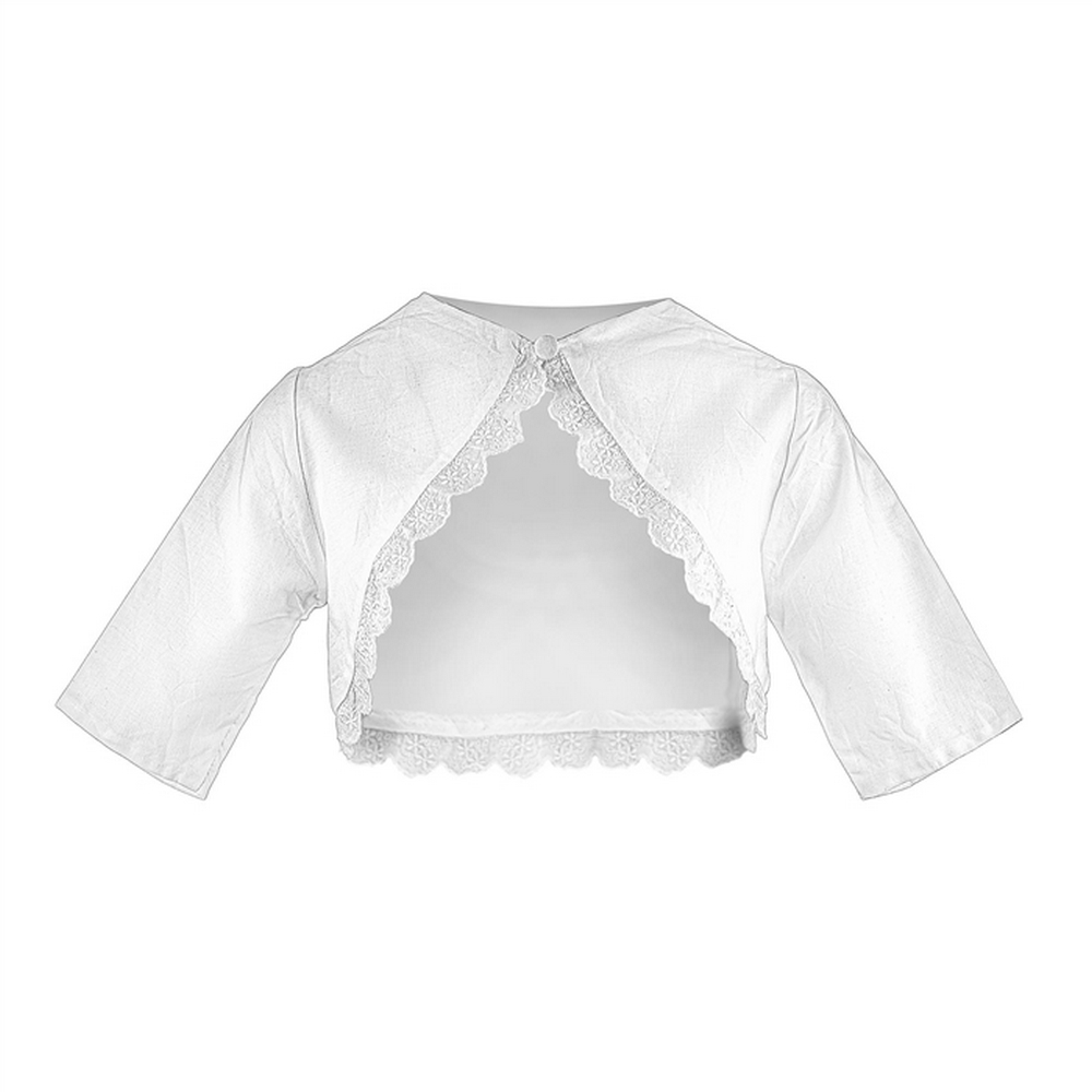 Βαπτιστικό Μπολερό Broderie Lace Sugar N' Spice