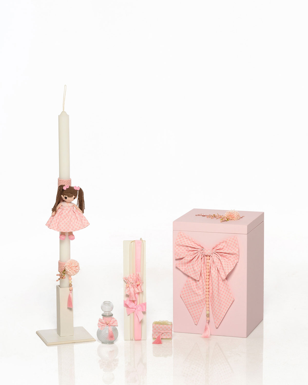 Σετ Βάπτισης με Θέμα Μπαλαρίνα 7Τμχ