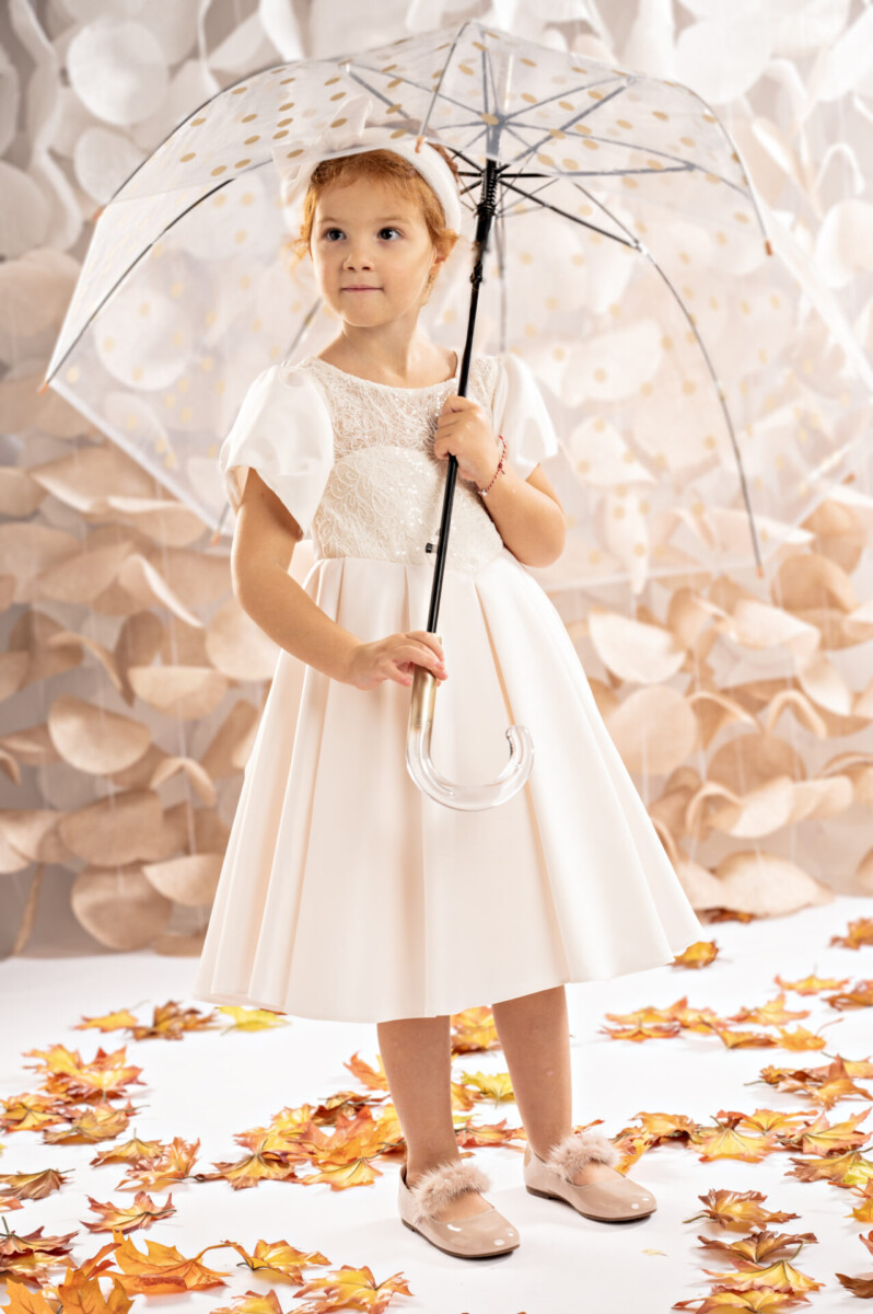 Βαπτιστικό Φόρεμα Πούδρας Babybloom 125.604