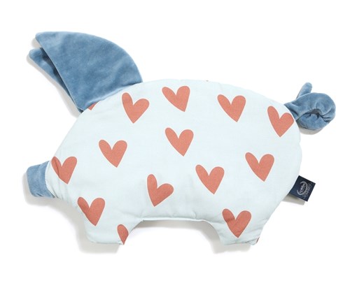 SLEEPY PIG COTTO HEARTBEAT BLUE