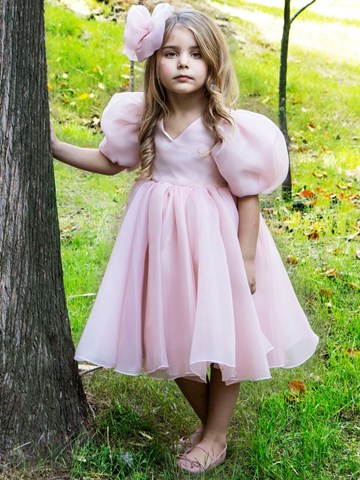 Ροζ Βαπτιστικό Φόρεμα Babybloom 123.110
