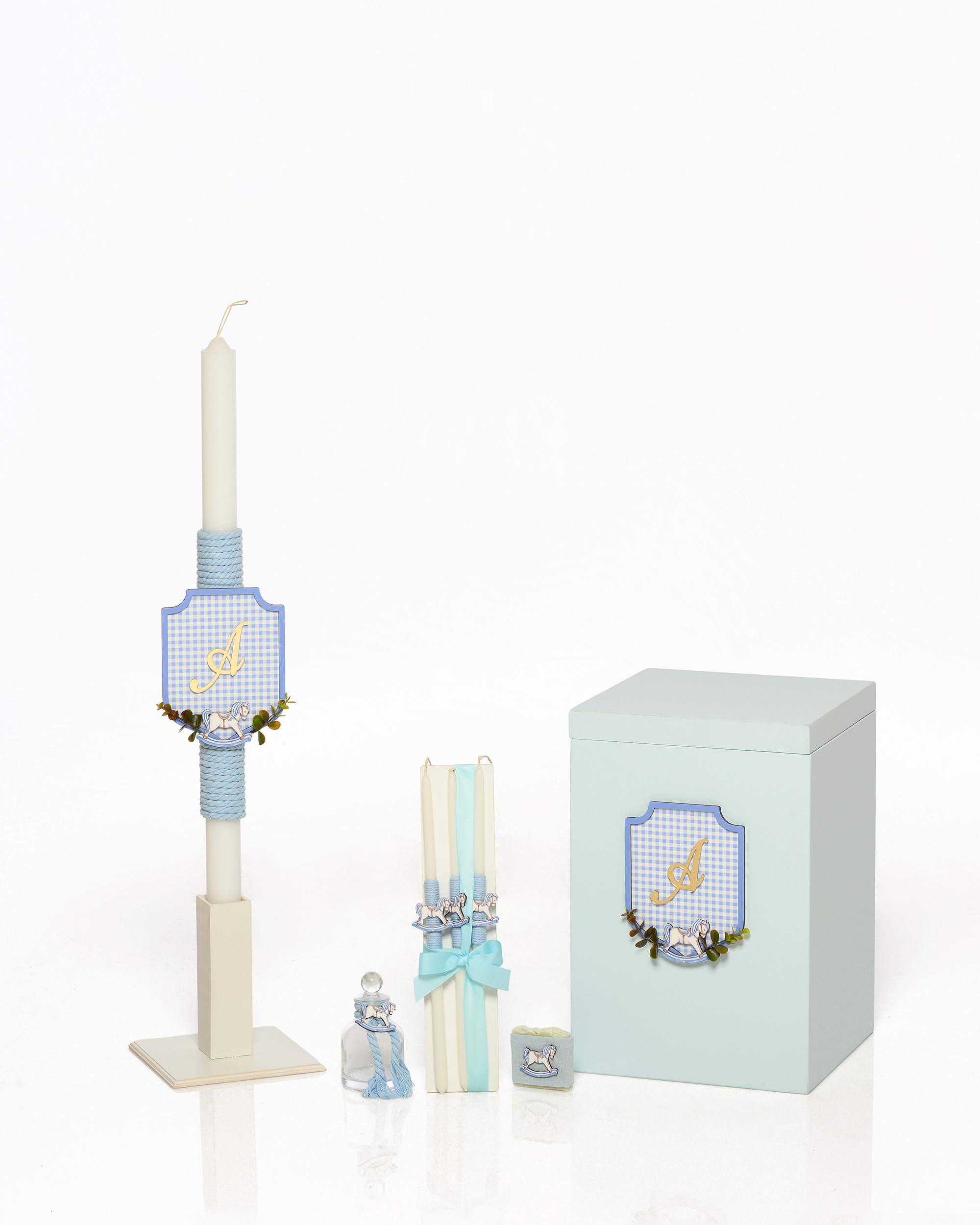 Σετ Βάπτισης Αλογάκι 7Τμχ