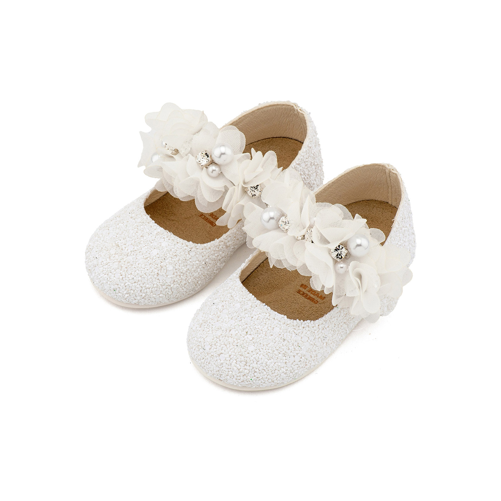 Γοβάκι Βαπτιστικό LU6118 Λευκό Babywalker