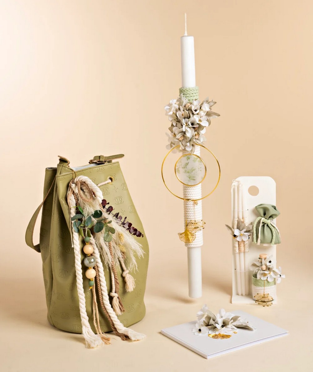 Σετ Βάπτισης με Τσάντα Πουγκί Babybloom K26.60