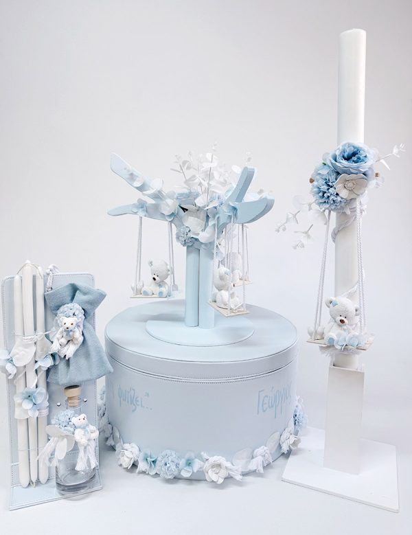 Μανάκου Σετ βάπτισης Classic Teddy 8τμχ 