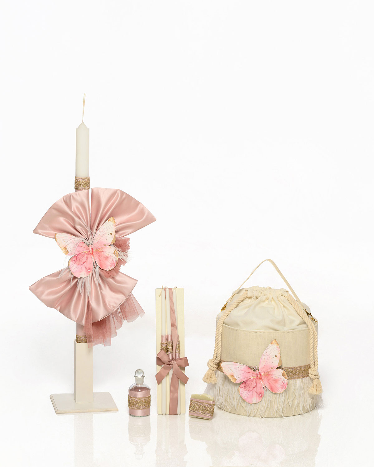 Σετ Βάπτισης με Θέμα Πεταλούδα 7Τμχ